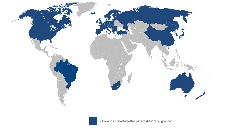 MetrioPharm - Strong Intellectual Property Portfolio